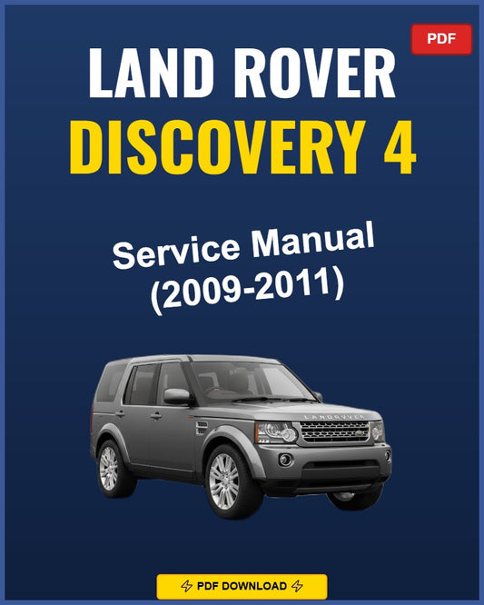 Land Rover Discovery 4 2009-2011 Service Repair Workshop Manual | 2009 2010 2011