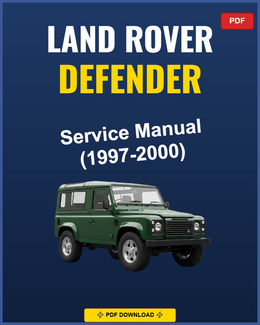 Land Rover Defender 1997 Service Repair Workshop Manual | 1997