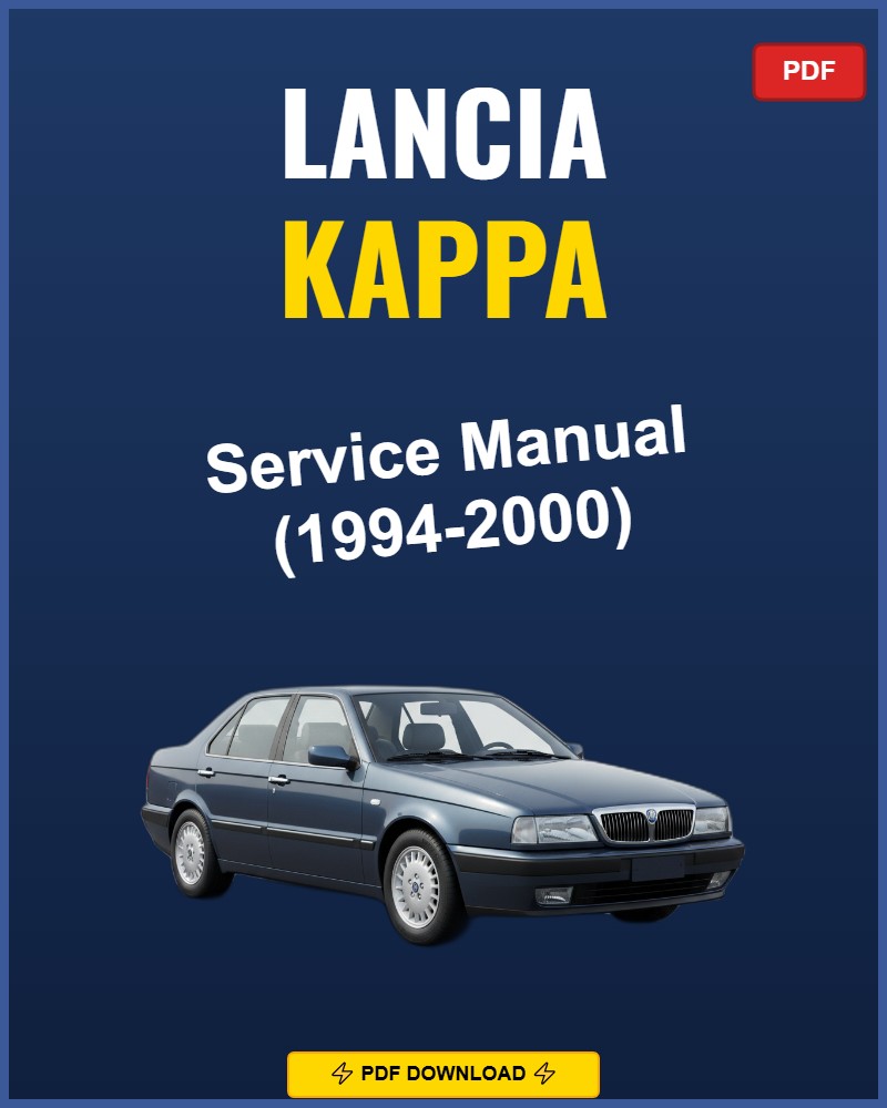 Lancia Kappa 1994-2000 Service Repair Workshop Manual | 1994 1995 1996 1997 1998 199