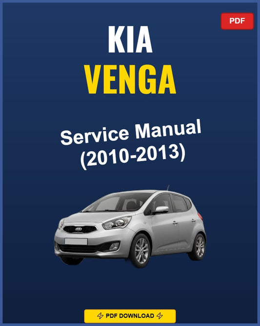 Kia Venga 2010 Service Repair Workshop Manual | 2010