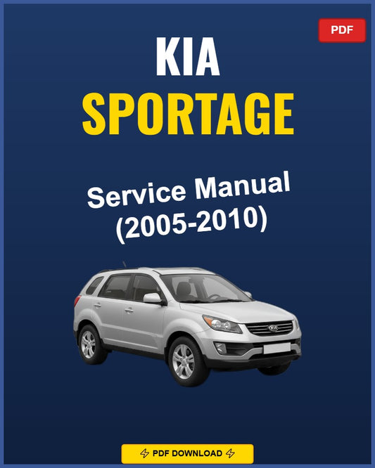 Kia Sportage 2005-2010 Service Repair Workshop Manual | 2005 2006 2007 2008 2009 201