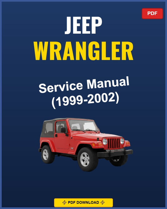 Jeep Wrangler 1999 Service Repair Workshop Manual | 1999