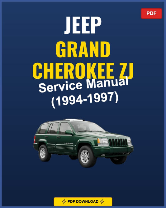 Jeep Grand Cherokee Zj 1994 Service Repair Workshop Manual | 1994