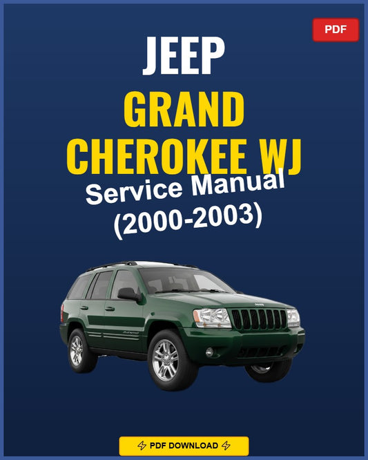 Jeep Grand Cherokee WJ 2000 Service Repair Workshop Manual | 2000