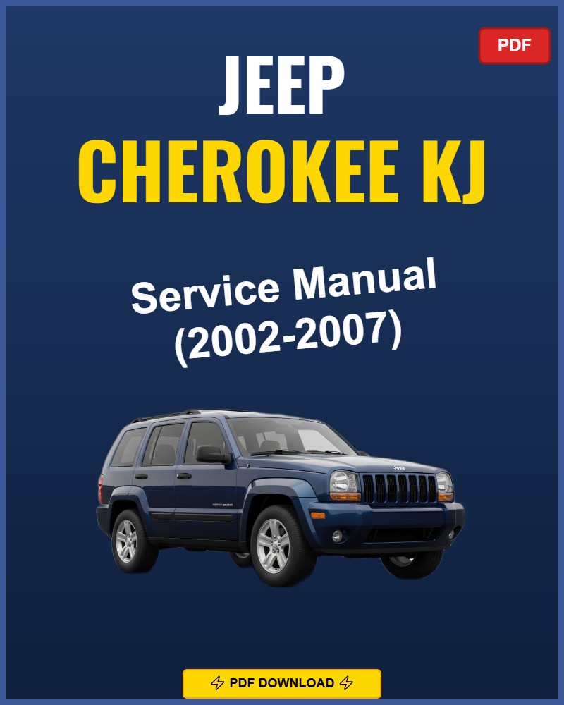 Jeep Cherokee Kj 2002-2007 Service Repair Workshop Manual | 2002 2003 2004 2005 2006
