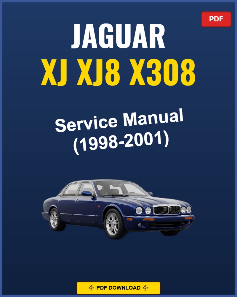 Jaguar XJ XJ8 X308 1998 Service Repair Workshop Manual | 1998