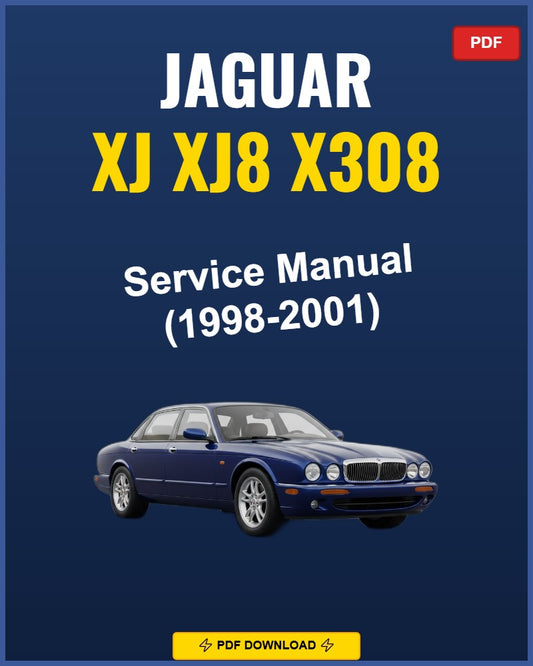 Jaguar XJ XJ8 X308 1998 Service Repair Workshop Manual | 1998