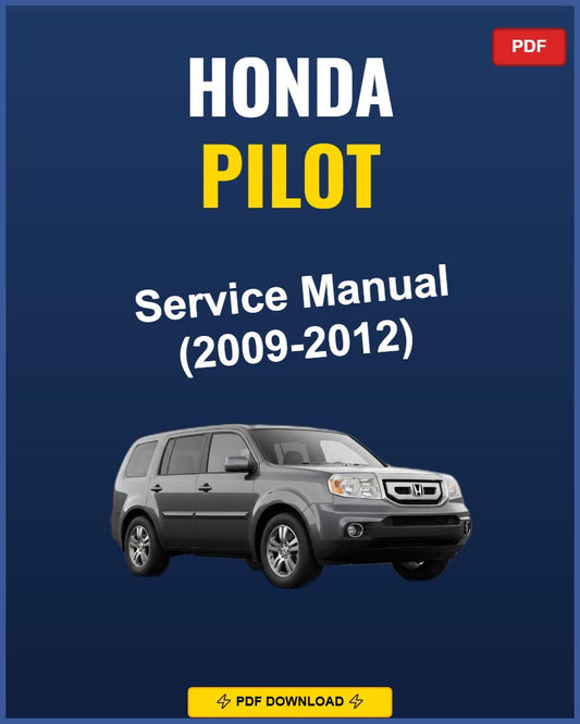 Honda Pilot 2009 Service Repair Workshop Manual | 2009