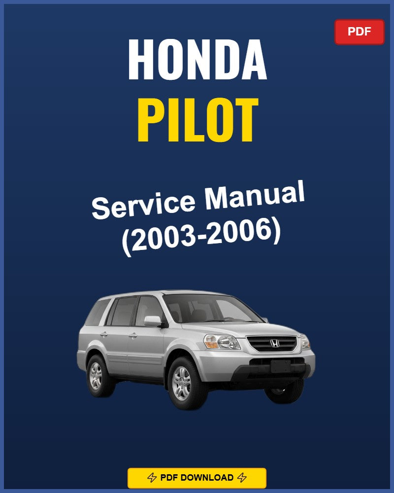 Honda Pilot 2003 Service Repair Workshop Manual | 2003