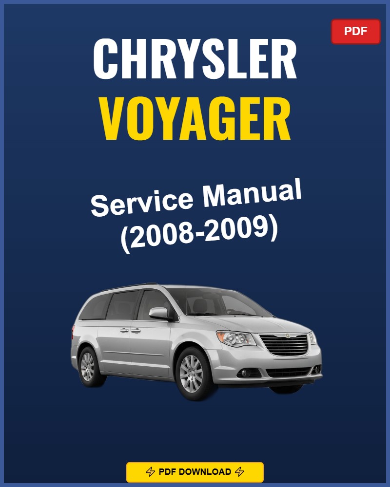 Chrysler Voyager 2008-2009 Service Repair Workshop Manual | 2008 2009