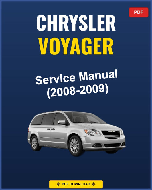 Chrysler Voyager 2008-2009 Service Repair Workshop Manual | 2008 2009