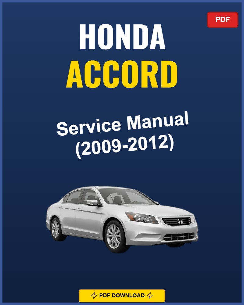 Honda Accord 2009 Service Repair Workshop Manual | 2009